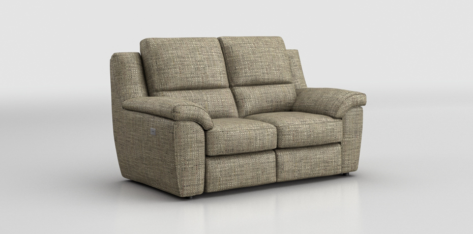 Gottano - 2 seater sofa with 2 electric recliners